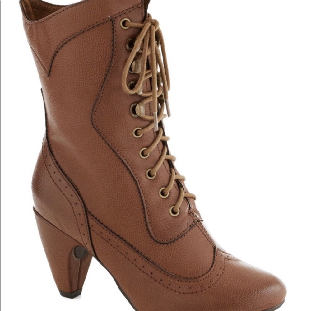 Steampunk style boots